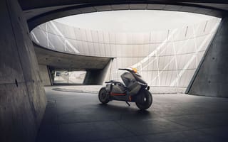 Картинка BMW Motorrad,  4k,  HD,  электро скутер,  Concept Link