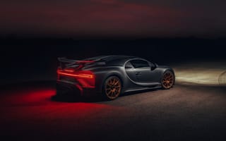 Картинка автомобиль, спорткар, ночь, дизайн, технология, скорость, черный