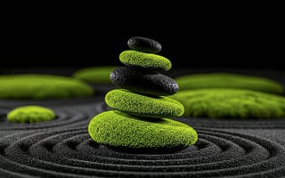 Картинка камни, природа, медитация, баланс, дизайн, абстракция, спокойствие