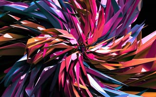 Картинка Colorful Abstract,  4K,  Красочный,  Абстракция