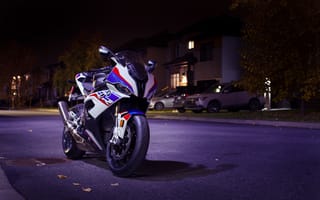 Картинка Bmw S1000RR, S1000RR, BMW, бмв, мотоциклы, байк, мотоцикл, ночь, темнота