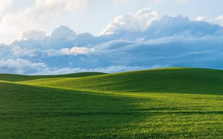Картинка Windows XP, Windows, абстрактные, aбстракция, луг, холм, пейзаж