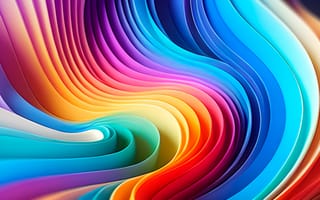 Картинка абстракция, цвета, волны, гладкость, дизайн, фоны, графика