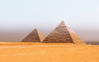 Картинка Пирамиды гизы,  Пустыня,  Песок,  Гиза,  Египет,  Пирамиды