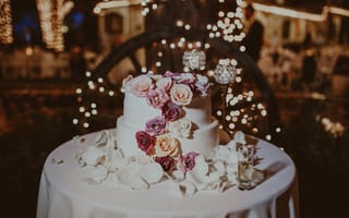 Картинка свадебный торт