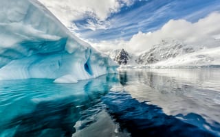 Картинка Антарктида,  айсберг