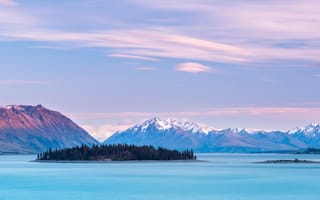 Картинка Озеро Текапо, Новая Зеландия