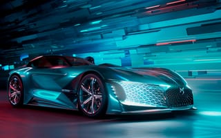 Картинка DS E Tense Concept Car,  — дизайн и роскошь,  Да и в самом бренде ds automobiles,  Главное в концепте e tense