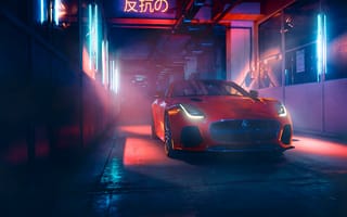 Картинка Jaguar F-Type, 2019 Cars, luxury cars