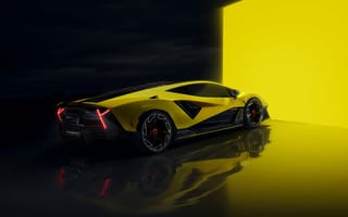 Картинка автомобиль, жёлтый, спорткар, дизайн, футуристический, технологии, обои