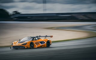 Картинка McLaren 720S GT3, 2019, McLaren, Макларен, люкс, дорогая, современная, спорткар, машины, машина, тачки, авто, автомобиль, транспорт, гонка, скорость, быстрый, дорога, оранжевый