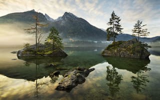 Картинка альпы,  горы,  озеро