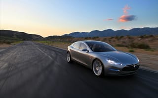 Картинка электромобиль,  обзор,  скорость,  Тесла