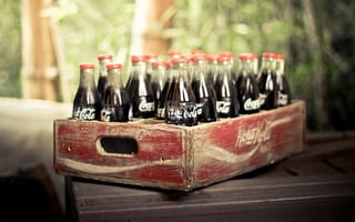 Картинка Кока-кола,  ящик,  газировка,  напиток