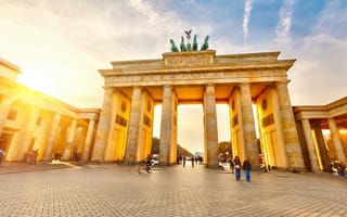 Картинка Бранденбургские ворота,  Путешествие,  Туризм,  Германия,  Берлин