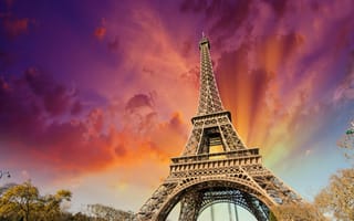 Картинка Эйфелева башня,  Путешествие,  Туризм,  Франция,  Париж