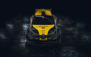 Картинка Renault, Рено, Clio, машины, машина, тачки, авто, автомобиль, транспорт, спорткар, спортивный, желтый