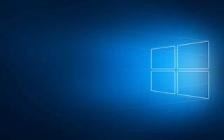 Картинка Windows 10, лого, логотип, Windows, синий