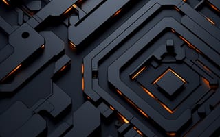 Картинка абстракция, технология, черный, графика, модерн, дизайн, футуризм