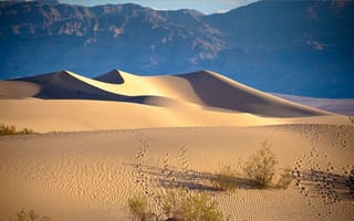 Картинка Долина Смерти,  горы,  песок,  пустыня,  США,  4k,  5k