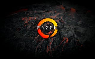 Картинка AMD Logo Ryzen, Ryzen, разные, лого, логотип