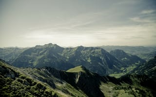Картинка Альгой,  небо,  холмы,  горы,  Германия,  5k,  4k