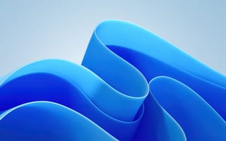Картинка синий, абстракция, волны, фон, гладкий, текстура, минимализм