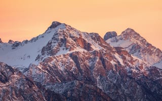 Картинка горы, гора, природа, скала, снег, белый