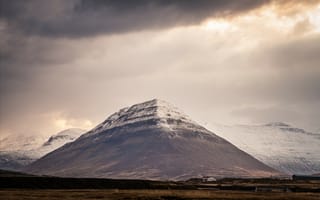 Картинка Исландия,  луга,  облака,  горы,  5k,  4k