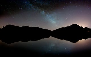 Картинка Майорка,  звезды,  ночь,  горы,  5k,  4k