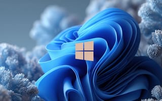 Картинка обои, Windows, синий, текстура, графика, абстракция, дизайн