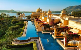Картинка Индия,  путеществие,  море,  бассейн,  дизайн,  отель,  пляж