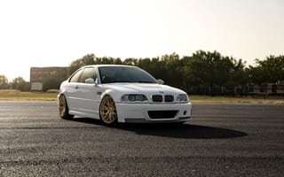 Картинка BMW, Coupe, M3, E46, бмв, машины, машина, тачки, авто, автомобиль, транспорт, белый