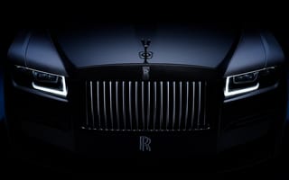 Картинка Rolls-Royce Ghost, Rolls-Royce, Роллс Ройс, Ghost, седан, люкс, машины, машина, тачки, авто, автомобиль, транспорт, бампер, черный