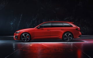Картинка Audi RS4 Avant,  Универсал,  Красный,  Avant,  Rs4,  Audi