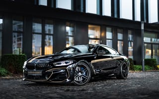 Картинка автомобиль, BMW, черный, спорткар, дизайн, город, фото