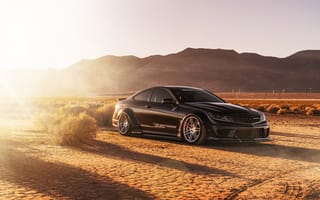 Картинка автомобиль, Мерседес, спорткар, пейзаж, пустыня, дизайн, фотография