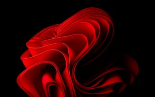 Картинка абстрактные, абстракция, геометрический, фигуры, фигура, 3д, 3d, рендеринг, дизайн, объем, amoled, амолед, черный, красный, стоковые