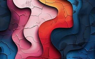 Картинка абстракция, цвета, текстура, гладкий, дизайн, обои, арт