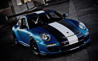 Картинка Porsche, GT3, RS, blue