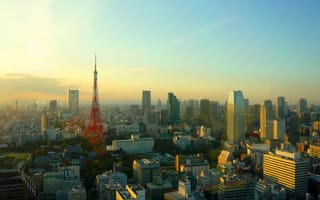Картинка Токио, Япония, город, города, здания, небоскреб, высокий, здание, мегаполис, современный