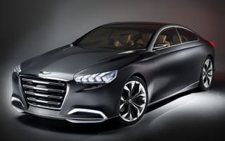 Картинка Hyundai, хёндай, Concept, Genesis, концепт, HCD-14, авто, черный