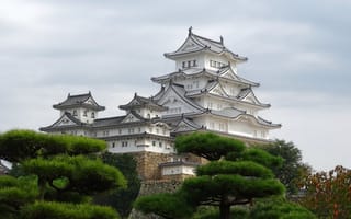 Картинка Химэдзи, Япония, замок, Азия, архитектура