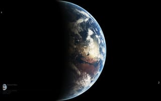 Картинка Земля, земля, планета, земной шар, космос, темный, темнота, amoled, амолед, черный