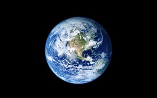 Картинка Земля, земля, планета, земной шар, космос, ночь, темнота, темный, amoled, амолед, черный