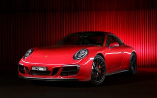 Картинка Porsche Carrera, Porsche, Порше, Carrera, Карера, машины, машина, тачки, авто, автомобиль, транспорт, красный