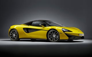 Картинка McLaren, Макларен, машины, машина, тачки, авто, автомобиль, транспорт, спорткар, спортивная машина, спортивное авто, вид сбоку, сбоку, желтый