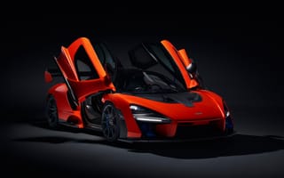 Картинка McLaren, Макларен, Senna, машины, машина, тачки, авто, автомобиль, транспорт, красный, amoled, амолед, черный