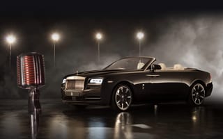 Картинка Rolls-Royce, Роллс Ройс, машины, машина, тачки, авто, автомобиль, транспорт, кабриолет, дым, черный