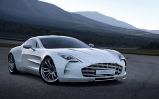 Картинка Aston Martin, Астон Мартин, спорткар, машины, машина, тачки, авто, автомобиль, транспорт, белый, гора